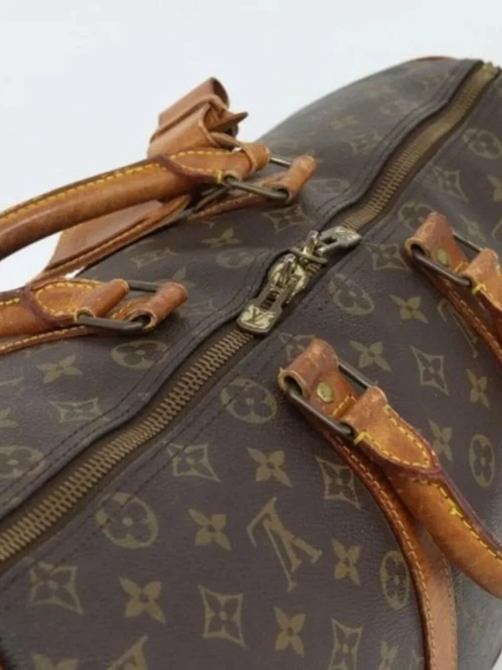 LOUIS VUITTON Monogram Keepall Bandouliere 45 Boston Bag M41418 LV Auth 145219